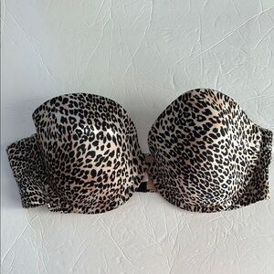 VICTORIA'S SECRET Size 38C Very Sexy Multi-Way Leopard Print Strapless Bra